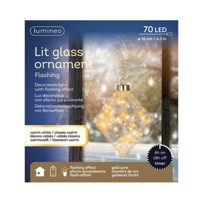 LUCE DIAMANTE 70 MICROLED D.16 H.20
